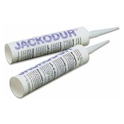 Jackon Insulation – Colle de montage JACKODUR – Colle polyuréthane sans solvant – Durcissement rapide – Rendement 10m par cartouche – Pour panneaux XPS