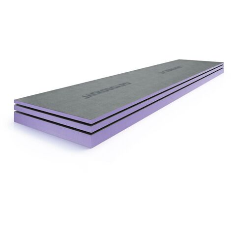 Jackon Insulation – Panneau d'isolation à carreler 260x60 cm – Épaisseur 10 mm – Mousse rigide polystyrène extrudé – Hydrofuge pour pièces humides