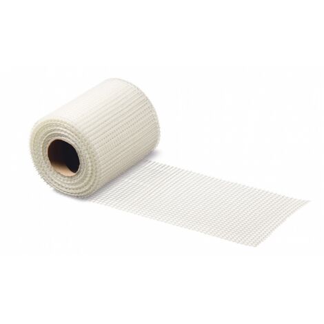 Jackon Insulation – Rouleau de bande d'armature autocollante 25m – Pour joints et raccords JACKOBOARD® – Polystyrène – Usage professionnel