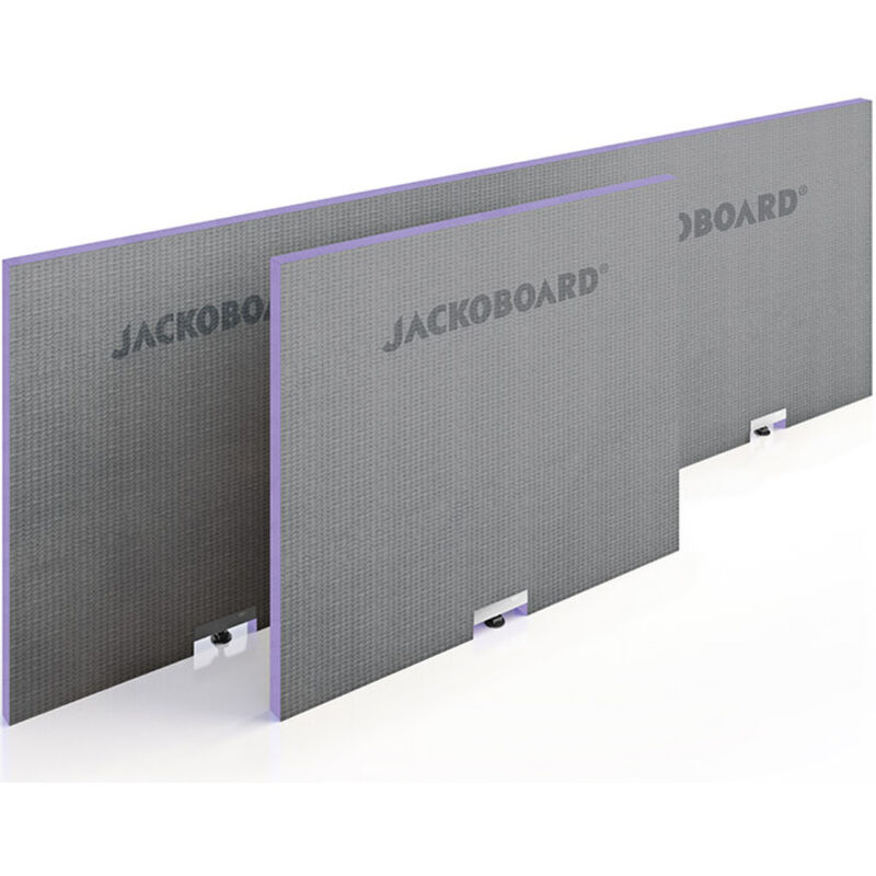 Jackon jackoboard® Wabo Set d'habillage baignoire à carreler 210/73 x 60 x 3 cm, avec pieds réglables, Hydrofuge (4500103-4500032SET)