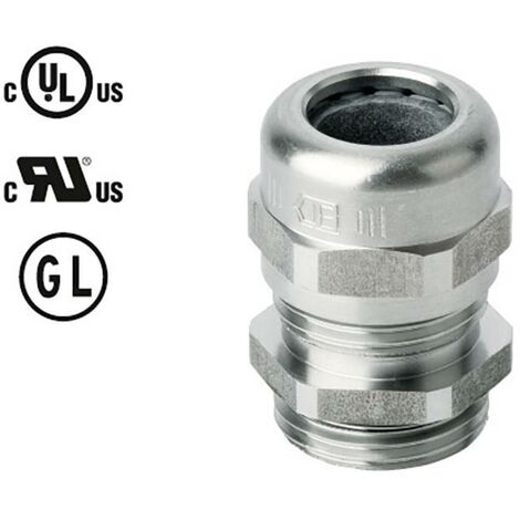 Jacob 50.612 ES Pressacavo filettato con antistrappo M12 Acciaio inox acciaio inox 1 pz.