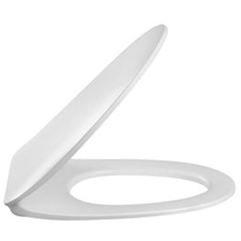 Jacob Delafon – Abattant WC avec descente amortie – Thermodur blanc brillant – Installation inférieure facile – Bisagras métalliques inoxydables - 8322K-00