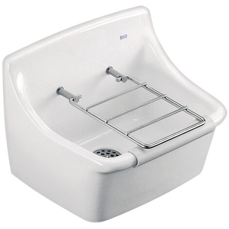 Jacob Delafon – Bac à laver mural céramique 350x450mm – Fixation autoportante – Pour espaces de lavage – E189900