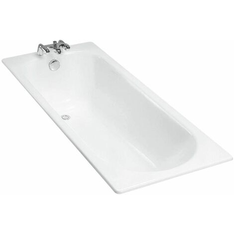 Jacob Delafon – Baignoire droite 150 x 70 cm – Fonte émaillée – Norme NF – Garantie 25 ans – Vidage et pieds vendus séparément
