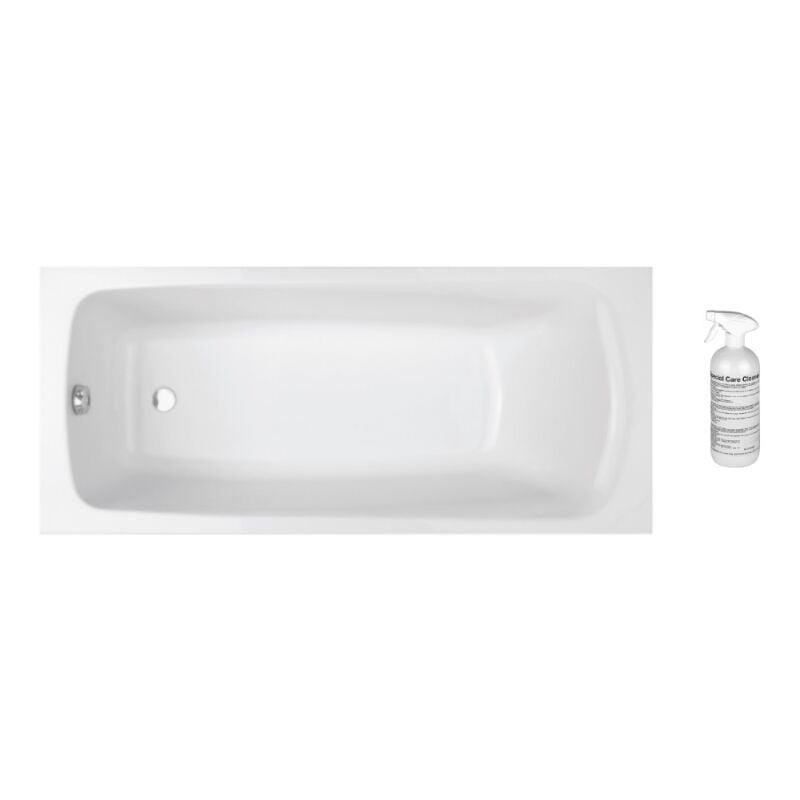 Jacob Delafon - Baignoire droite 170 x 75 Brive en acrylique renforcé + nettoyant