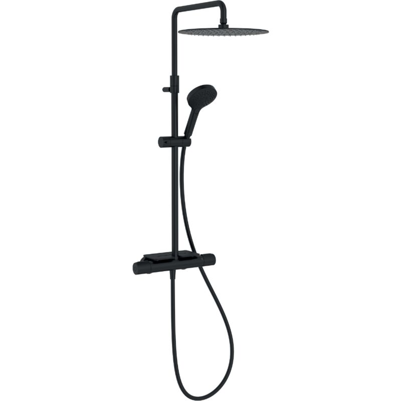 Jacob Delafon - Colonne de douche thermostatique Metro noir mat