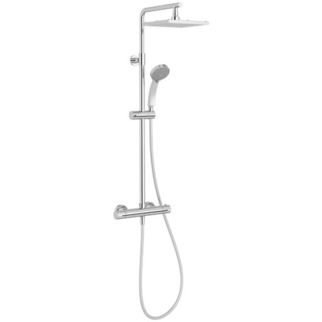 JACOB DELAFON Columna de ducha termostática Colette 4 chorros Cromo