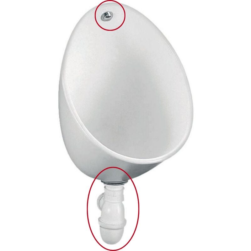 Jacob Delafon - Equipement complet pour Urinoir Coquille 2