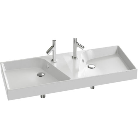JACOB DELAFON EXM112-Z-00 RYTHMIK Lavabo Doble 120x46cm - ref: EXM112-Z-00