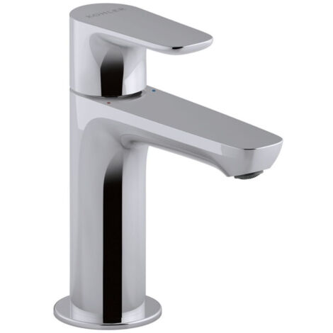 Jacob Delafon – Lave-mains indépendant Aleo – Robinet 1 trou – Débit 5 l/mn – Hauteur sous bec 145 mm – Aérateur anti-calcaire intégré