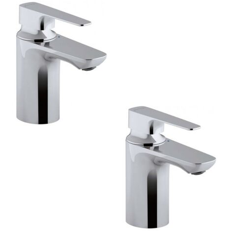 JACOB DELAFON lot de deux Mitigeurs lavabo Aleo+ sans tirette