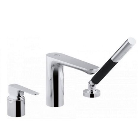 Jacob Delafon - Mitigeur Bain/Douche 3 trous Aleo+ Chrome