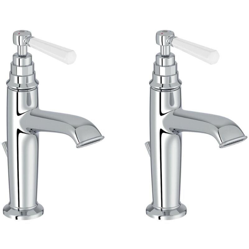 Jacob Delafon - Lot de deux mitigeurs lavabo Cléo 1889 Chrome