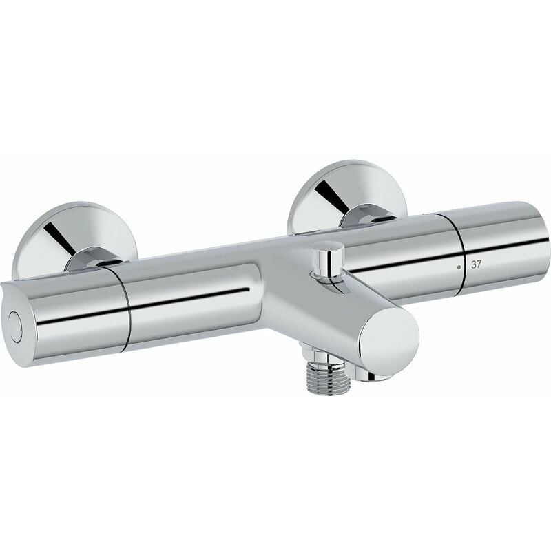 Jacob Delafon - Mitigeur thermostatique Simone bain douche mural + nettoyant Briochin