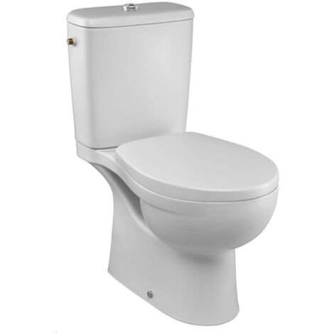 Jacob Delafon – Pack WC broyeur complet sans bride – Sortie verticale – Céramique sanitaire – Double chasse 3/6 litres – Installation au sol