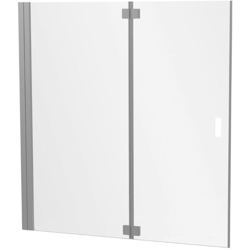 Jacob Delafon - Pare bain Capsule à poser en niche, Chrome 120 x 140