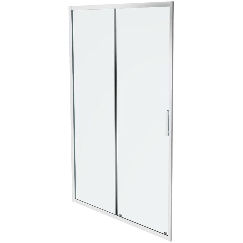 Paroi de douche Jacob Delafon L'ingénieuse porte coulissante, installation niche 140 x 200