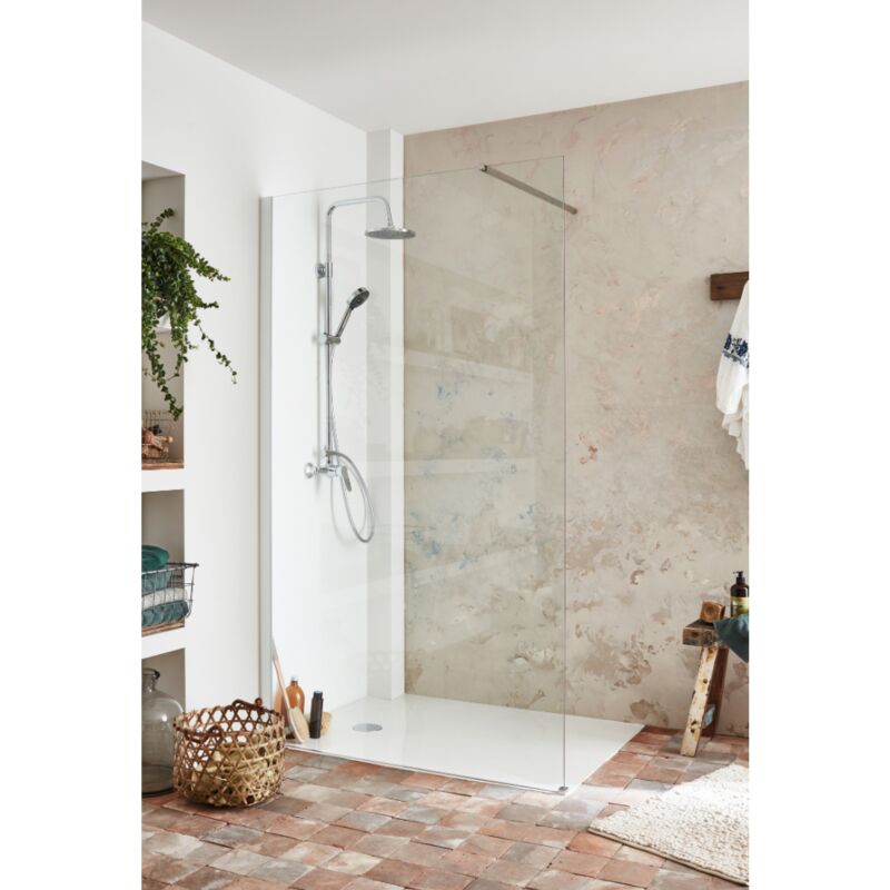 Jacob Delafon - Receveur 100 x 80 Brive à poser acrylique rectangle blanc