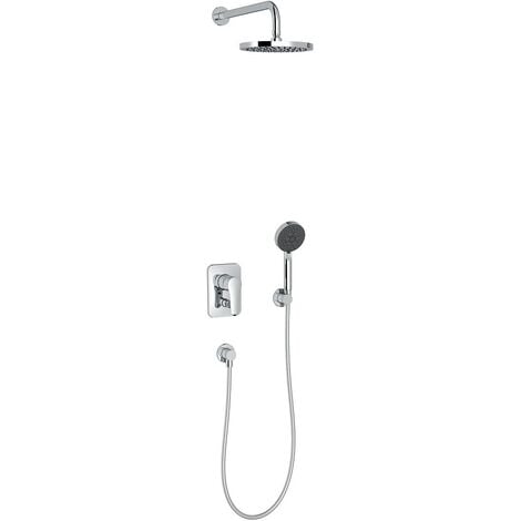 Jacob Delafon Robinet de douche avec mitigeur encastrable mécanique Modulo rond