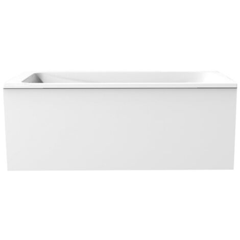 JACOB DELAFON Tablier frontal pour baignoire rectangulaire 180 x 60 cm installation niche, Blanc mat