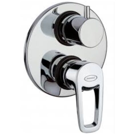 Jacuzzi shine miscelatore doccia 2 vie rotativo cromo (parte interna + esterna)