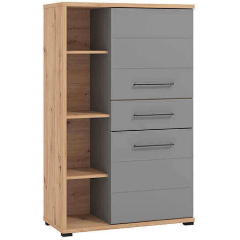 JADDIE - credenza due ante un cassetto moderno in legno