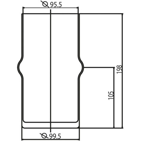 Jado Verre de remplacement pour ensemble de brosse WC (H960642NU)
