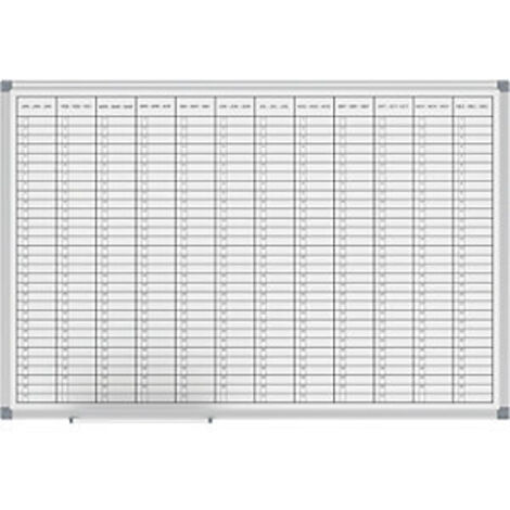 Jahresplaner standard, 600 x 900 mm permanente Jahresübersicht