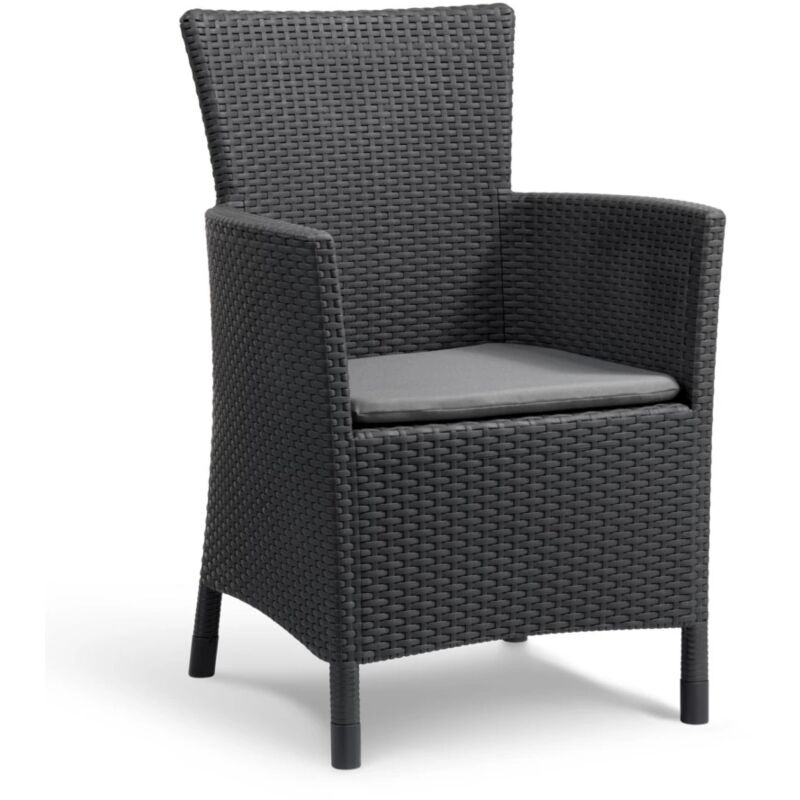 Allibert Poltrona Da Giardino 'iowa Dining Chair' Con Cuscino Color...