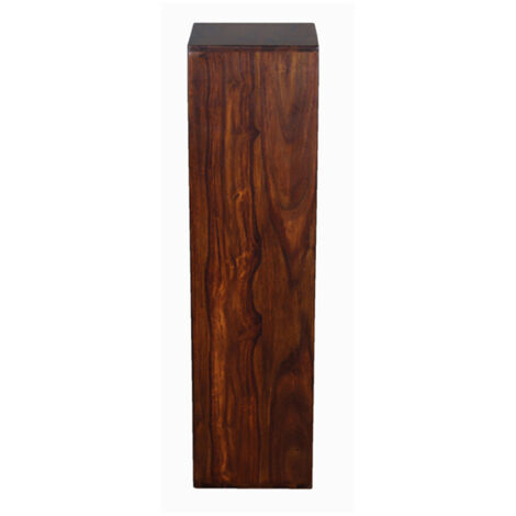 Jaipur Small Lamp Table - Sheesham Wood - L15 x W15 x H65 cm - Honey Dark Finish