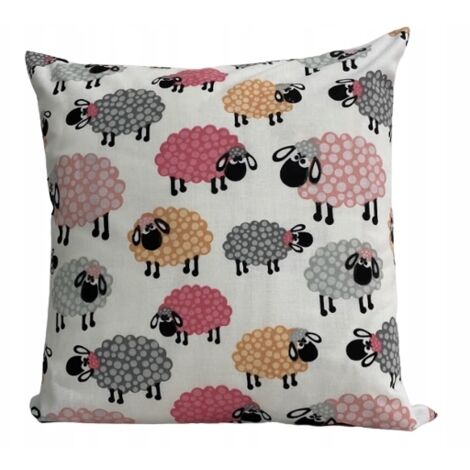 Jaśka Funda de almohada infantil de algodón 40x40