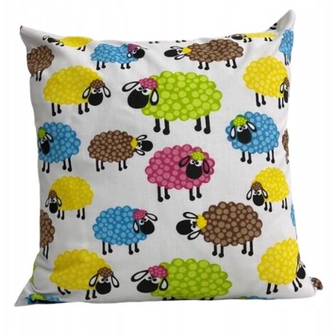Jaśka Funda de almohada infantil de algodón 40x40