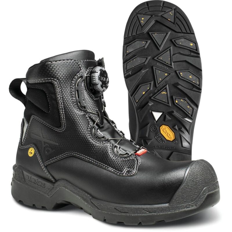 Jalas 1358 S3, src, Hro, m, Ci, Hi, An Boot Black SZ-35 UK-2 - Ejendals