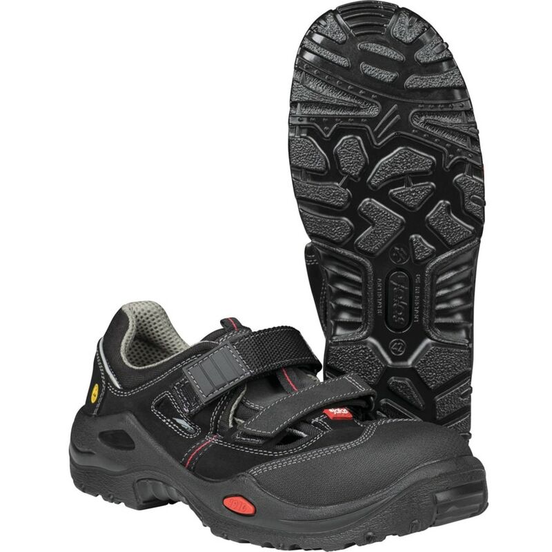 Jalas 1605 E-Sport S1, p, src Sandal Black SZ-41 UK-7 - Ejendals