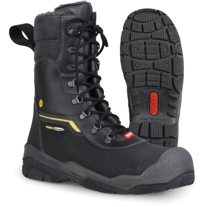 Ejendals Jalas 1808 Ice Track S3, SRC, Ci, HRO Boot Black SZ-42 UK-8