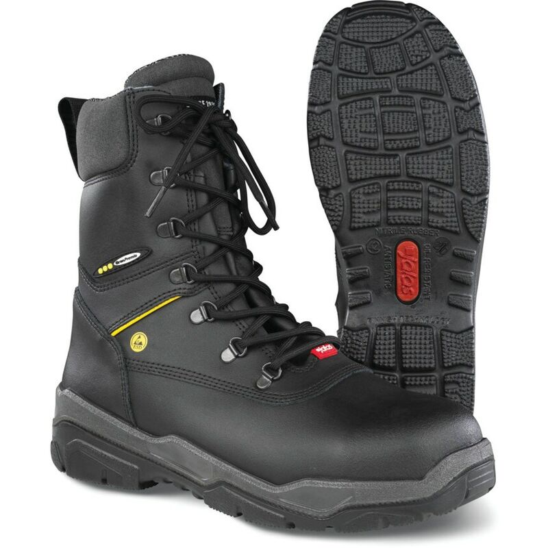 Ejendals Jalas 1870 Off-Road S2, SRC, Hro, CI Boot Black SZ-37 UK-4