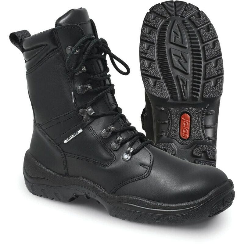 Ejendals Jalas 3322 Drylock O2, Srb, Wr, Hro, FO Boot Black SZ-42 UK-8