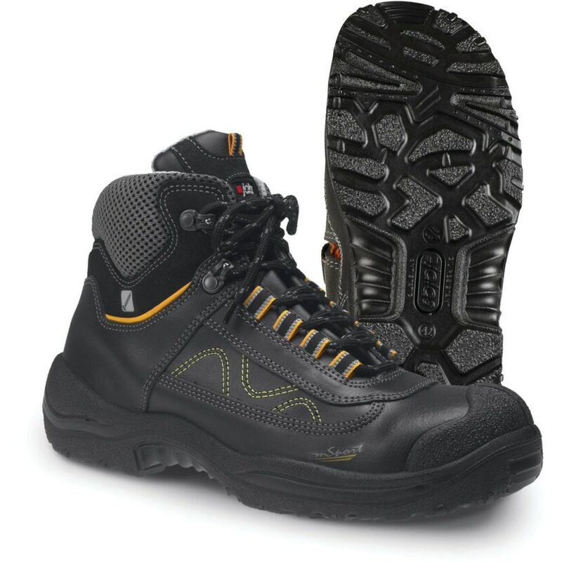 Jalas 3498 Highlight S3, src Bootblack SZ-37 UK-4 - Ejendals