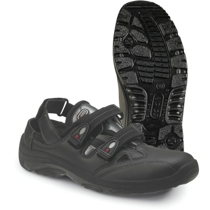 Jalas 5042 Care O1, src Non-Safety Sandal Black SZ-42 UK-8 - Ejendals