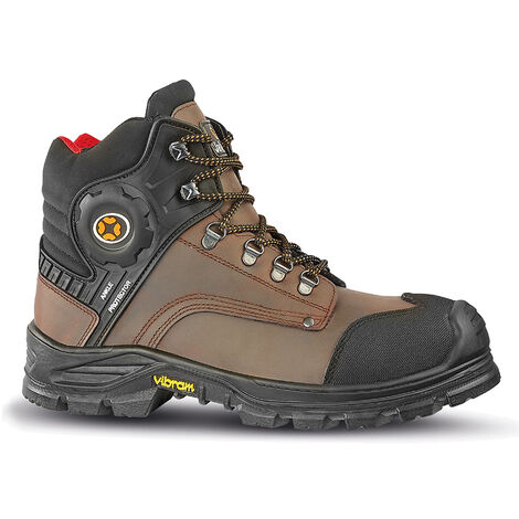 Jallatte – Chaussures de travail montantes S3 CI HI AN HRO SRC – Pointure 42 – Cuir pleine fleur hydrofuge – Semelle Vibram résistante à 300°C