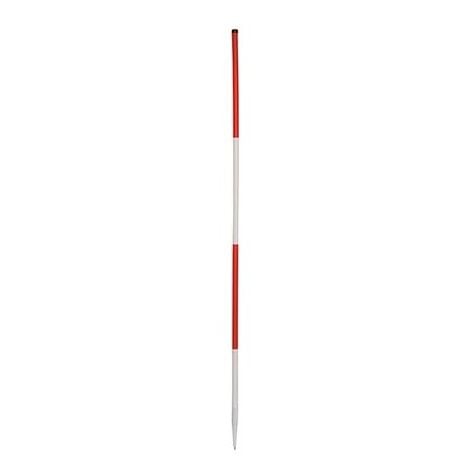 Jalon 2m acier pointe ronde