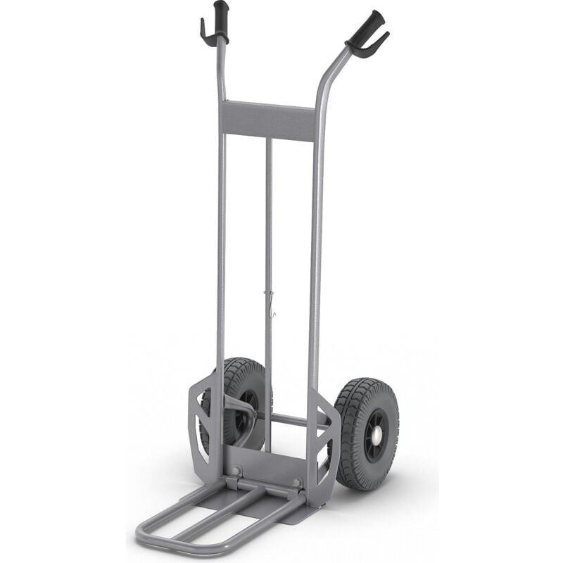 Matador - Diable acier double pelle fixe et rabattable - Charge 200 kg