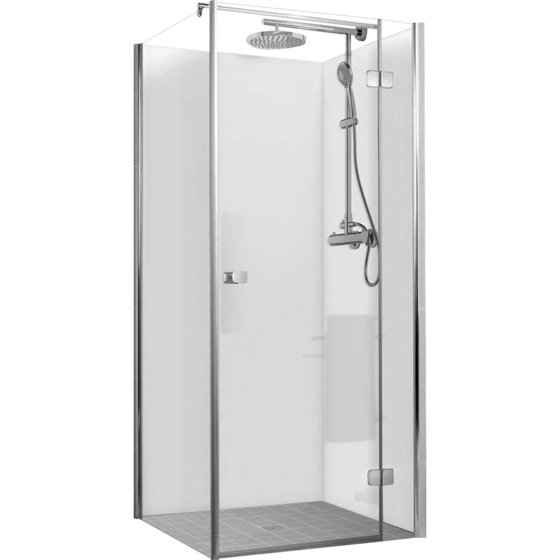 Jamais utilisé ] - Panneau mural Blanc, revêtement pour douche et salle de bain, DécoDesign couleur Schulte Lot de 3 Panneaux muraux 90 x 210 cm 2ème