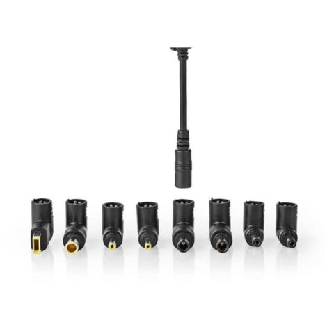 [JAMAIS UTILISÉ] Adaptateur pour ordinateur portable 90 W  18.5 / 19 / 19.5 / 20 V DC  NEDIS - NBAU9001FBK