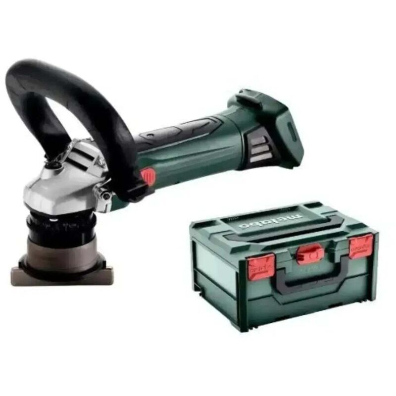 [Jamais Utilise] Affleureuse Metabo 18V + Coffret Metabox Kfm 18 Ltx 3 Rf (Sans Batterie)