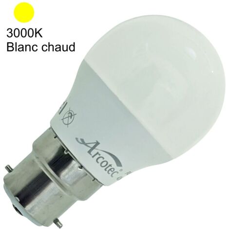 [JAMAIS UTILISÉ] Ampoule LED B22 sphérique 4,9W 470Lm 3000K - garantie 2 ans