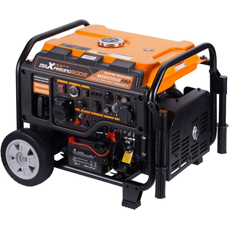 [JAMAIS UTILISE] ATS Groupe electrogene silencieux 5000w Inverter générateur electrique 5.5KW 4 temps Démarrage à essence jamais utilisé