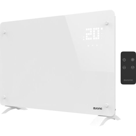 [JAMAIS UTILISE] Auronic Auronic Radiateur éléctrique mobile - avec thermostat et télécommande - Auronic - jusqu'à 22 m3 - 2000 W - Blanc