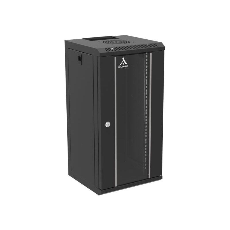 Jamais utilise] Baie de Brassage Réseau Monté Socamont 10 Pouces 12U Porte Vitrée H620xL310xP300mm - 71717