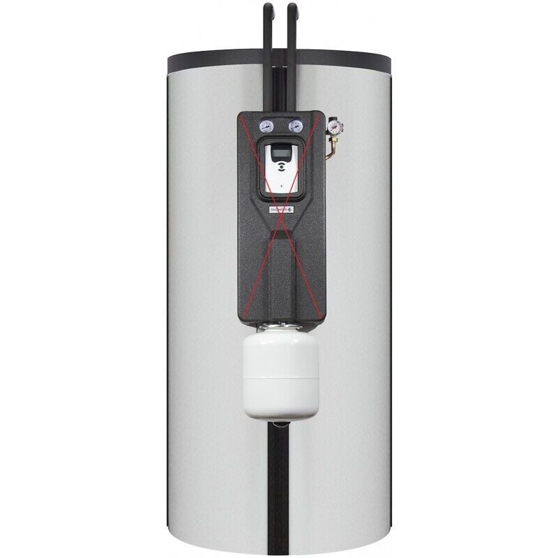 [Jamais Utilise] Ballon Préparateur Eau Chaude Solaire De Dietrich Quadro 400 Avec Habillage Pour Systèmes Combinés - 7650888